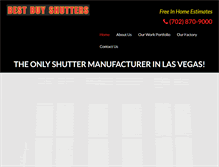 Tablet Screenshot of bestbuyshuttersusa.com